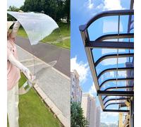 Polycarbonate Roofing Sheet Roof Covering Replacement Panel,2mm Thick Clear Acrylic Plastic Sheet,Greenhouse Canopy Carport Outdoor Cold Frame Rainproof