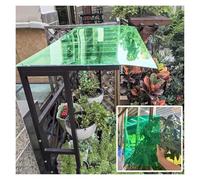 Polycarbonate Roofing Sheet, UV Protection Rainproof Roof Cover, Roofing Cladding, For Greenhouses, Sheds, Carports, Huts, Kennels(Green,1.220m x 6.0m(4ft x 19.7ft))