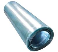 Polycarbonate Roofing Sheet,UV Resistant Clear Greenhouse Roof Panels,Sunshine Board Rainproof Insulation Hoop Green House Plastic Cover 0.8mm Glassfiber Panel,Can Cut (WxL: 0.5x15m(1.64x49.2ft))