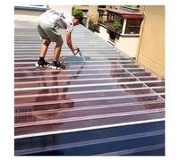 Polycarbonate Roofing Sheets for Outdoor Canopy & Carport 1.7mm Thick 1x4m/3.28x13.12ft Durable & Easy to Cut Shed Glazing Panel Weatherproof Clear Acrylic