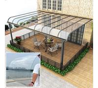 Polycarbonate Roofing Sheets, Transparent Insulation Panels for Greenhouse, Pergola, Sunroom, and Gardening, Durable and Weather-Resistant