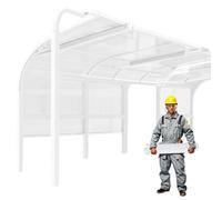 Polycarbonate Sheet 24 x 96 Inches,Clear Polycarbonate Greenhouse Plastic Panels,DIY UV Resistant Flexible Plastic Sheeting for Windows Patio Canopy,Carport,Gardening and Crafts