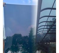 Polycarbonate Sheet Cover, 2mm Thick Panels for Outdoor Canopy, Easy to Cut, UV Resistant, Perfect for Garden, Greenhouses, 0.8x15m (2.62x49.2ft)