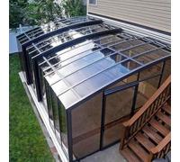 Polycarbonate Sheet, UV Resistant, Impact-Resistant Roofing Panel for Canopies, Sheds, DIY Greenhouses, Outdoor Covers, 1.22x3m (4x9.9ft)
