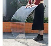 Polycarbonate Sheets Clear Acrylic Plastic Roof Panel UV Protected for Rain Shelters and Greenhouse Canopy, 50x70cm, 2mm Thickness