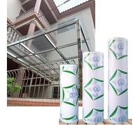 Polycarbonate Sheets Greenhouse Panels,Clear Acrylic Plastic Sheet,Roofing Cladding,UV and Waterproof Roof Garage Outdoor Awning Covers,Glass Replacement,Easy to Bend & Cut (0.6x2m(2x6.6ft))