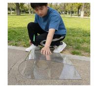 Polycarbonate Sheets Roof Sheets Rainproof Insulation Transparent Plastic PC Sheet for Outdoor, Greenhouses, Sheds, Carports, Replacement Shed Panel(1x10m/3.28x32.8ft)