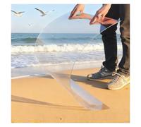 Polycarbonate Sheets Roof Sheets Rainproof Insulation Transparent Plastic PC Sheet Suitable for Greenhouses, Gardens, Carports, and Farms, Easy to Cut(1x10m/3.28x32.8ft)