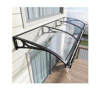 Polycarte Window & Door ning 60x140cmRain & ow Protect Canopy Solar Panel Friendly Outdoor Shelter for Home Enhance Curb Appeal