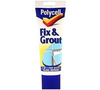 POLYCELL 2 x Tile Caulk Tube 330g White Acrylic Water Resistant