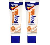 Polycell 20208 Ready Mixed Tube Flexible Gap Polyfilla, 330 g - White (Pack of 2)