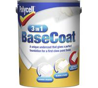 Polycell 3 in 1 Basecoat Undercoat - 5 or 2.5 Litre