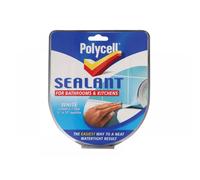 Polycell Sealant Strip Kitchen/Bathroom White 22mm