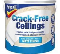 Polycell 5084975 Crack-Free Ceilings Smooth Matt 2.5 Litre