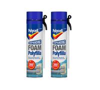 Polycell Expanding Foam Filler Spray Gap Filler 300ml - 2 Pack