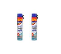 Polycell Expanding Foam Filler Spray Gap Filler 825ml - 2 Pack
