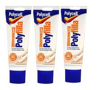 Polycell Flexible Gap Polyfilla Ready Mixed Tube 330GM - 3 Pack