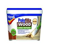 Polycell Polyfilla 2 Part Wood Filler For Large Repairs Natural 2 X 375G (750G)