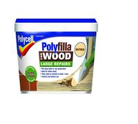 Polycell Polyfilla 2 Part Wood Filler For Large Repairs Natural 750g - 1 Pack