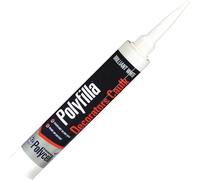 Polycell Polyfilla Decorators Caulk White Trade 290ml -Solvent based, high performance wood filler for permanent weather resistant repair