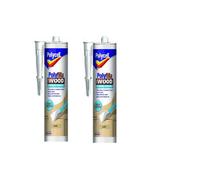 Polycell Polyfilla For General Wood Repairs Light Cartridge 480Gm Pack Of 2