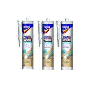 Polycell Polyfilla For General Wood Repairs Light Cartridge 480Gm Pack Of 3