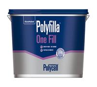 Polycell Polyfilla One Fill White Ready Mixed Filler, 4L