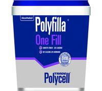 Polycell Polyfilla Trade One Fill Filler 1ltr