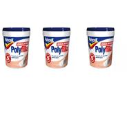 Polycell Quick Dry Ready Mixed Polyfilla Tub 1KG - 3 Pack
