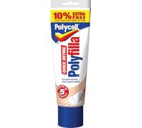 Polycell Quick Drying Polyfilla - Interior Decorator Filler - For Plaster Wood Stone Cracks & Holes - Fast Drying - Smooth Finish - White - 363g