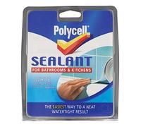 Polycell Sealant Strip Bathroom & Kitchen - White 41mm by Polycell