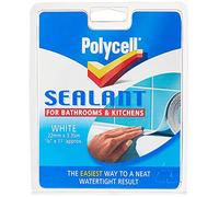Polycell 6033784 Sealant Strip Kitchen / Bathroom White 22Mm