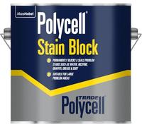 POLYCELL STAIN BLOCK PERMANENTLY BLOCKS & SEALS STAINS LIKE GREASE 2.5L