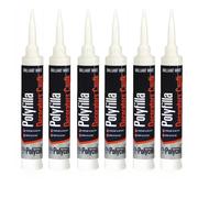 Polycell Trade Polyfilla Decorators Caulk White 290ml - 6 Pack