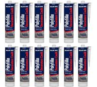 Polycell Trade Polyfilla Decorators Caulk White 380Ml Pack Of 12