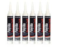 Polycell Trade Polyfilla Decorators Caulk White 380Ml Pack Of 6