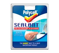 Polycell White Bathroom and Kitchen Sealant Tape 22mm