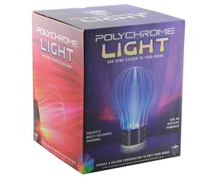 Polychrome Mood Lamp Novelty Light Bulb Shaped Fun Colour Changing Gift Paladone