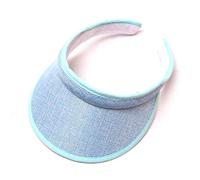 Polychrome Sun Visors for Women Men, Wicking UV Protection Sport Cap, Long Adjustable, Hat for Golf Cycling Fishing Tennis Running Jogging,Blue