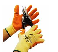 Polyco 504-MAT Matrix S Grip Seamless Glove with Shell Latex Palm Coating, Size 10, Orange