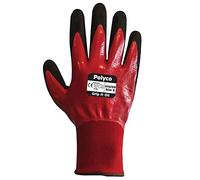 SafeTouch 50000090 Nitrile Powder Free Disposable Gloves, Blue, Small Size, Pack of 100