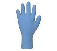 Polyco GL8902 Disposable Gloves, Nitrile Powder Free, Bodyguards, Size Medium, Blue