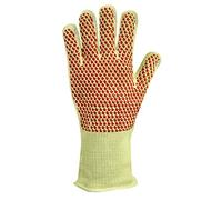 Polyco Hot Work Heat Resistant Gloves Grip Mitt - Oven Baking Bakery BBQ Cooking - EB0749 - Sm - Med (Size 7) 28cm