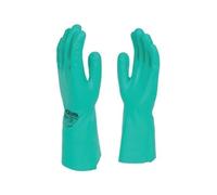 Polyco NitriTech III Green Flock Lined Nitrile Rubber Glove Size 10