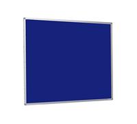 PolyColour Class B Fir Aluminium Framed Recycled Noticeboard Blue 1500mm x 800mm(W&H)