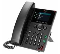 POLYCOM VVX 250 4-line Desktop Business IP Phone with dual 10/100/1000 Ethernet ports