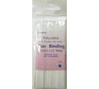 Polycotton Bias Binding, 5m x 12mm Wide - White