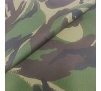 Polycotton Canvas Craft Fabric Material Camouflage, Sample 10cmx10cm