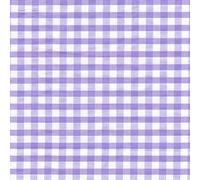 Polycotton Fabric 1/4" Gingham Check Dress Craft School Summer - Lilac (Price Per Metre)