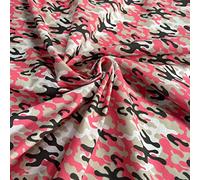 Polycotton Fabric Material Camouflage Army Design Material Bright or Natural Sold Per Metre 114cm Wide - ONE METRE